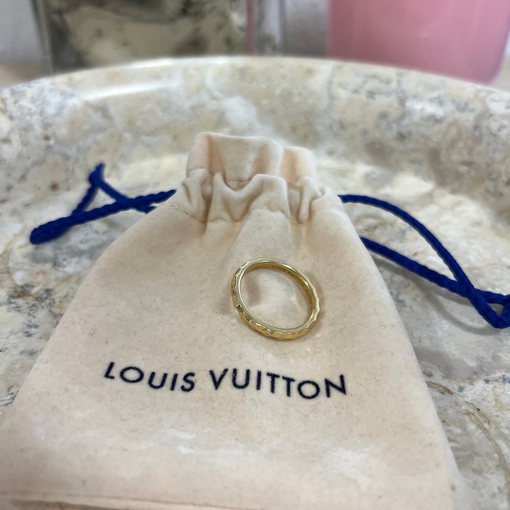 Louis Vuitton Alliance 18K Yellow Gold ring
